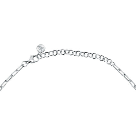 Collana Morellato Cuori Acciaio Silver Donna (SAWW02)