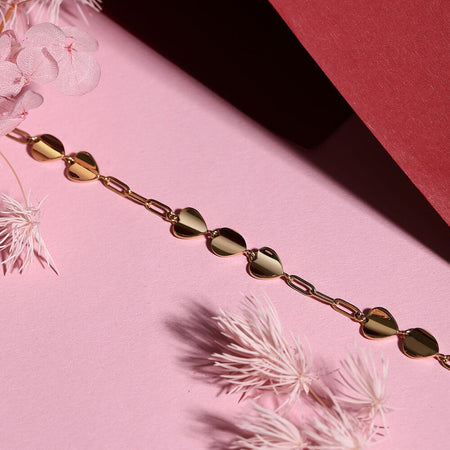 Bracciale Morellato Cuori Acciaio Dorato Donna (SAWW03)