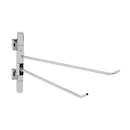 Art. 618 - Confezione 3 pz - porta salviette verticale a snodo da bagno linea Cuba in ottone cromato