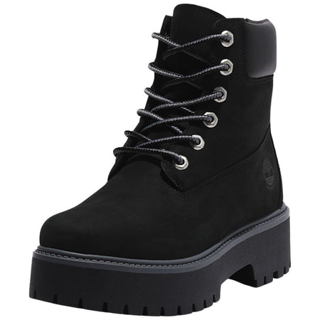 Timberland donna stivale nero Impermeabile con Plateau Stone Street 6-Inch