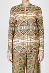 813 ANNALISA GIUNTINI Camicie Militare/testa di moro/beige da donna