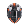 Shiro - Casco integrale Hunter Mando grigio arancione nero matt XL