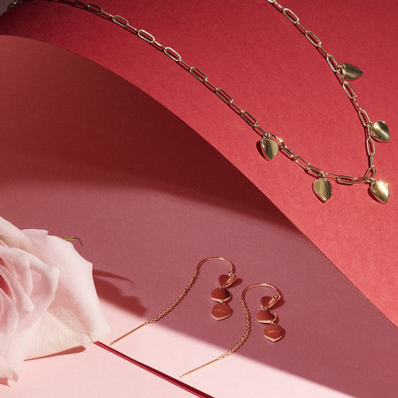 Orecchini Morellato Cuori Pendenti Dorati Donna (SAWW06)