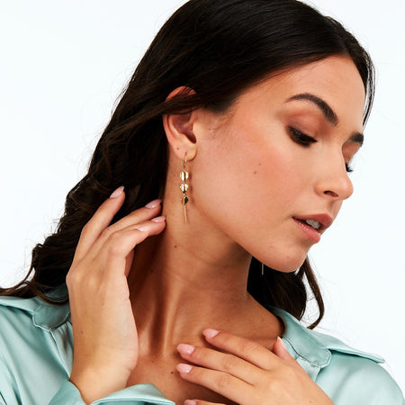 Orecchini Morellato Cuori Pendenti Dorati Donna (SAWW06)