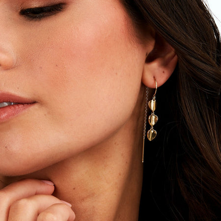 Orecchini Morellato Cuori Pendenti Dorati Donna (SAWW06)