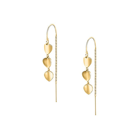 Orecchini Morellato Cuori Pendenti Dorati Donna (SAWW06)
