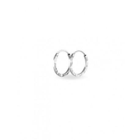 STROILI - Orecchini a cerchio Toujours oro bianco