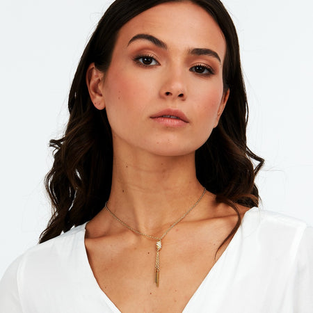 Collana Morellato Dorata con Cristalli Pendenti Donna (SAWZ02)