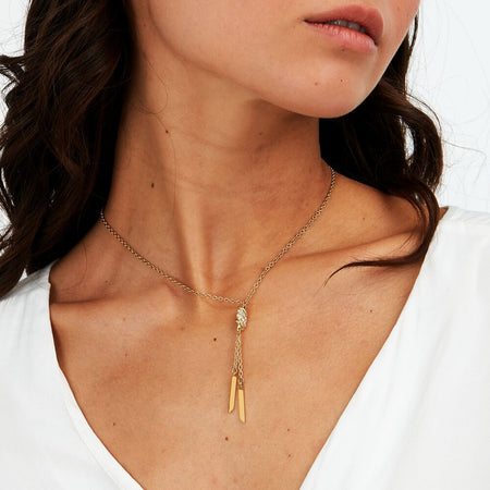 Collana Morellato Dorata con Cristalli Pendenti Donna (SAWZ02)