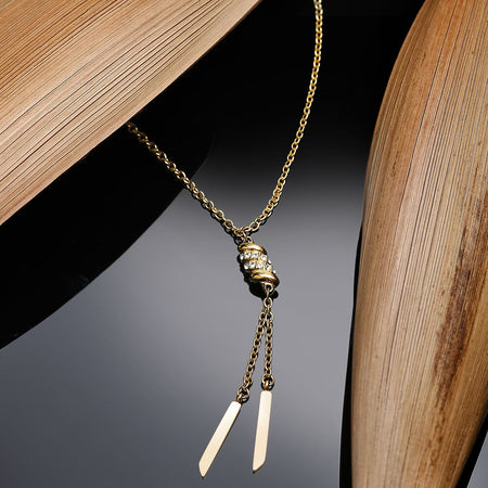 Collana Morellato Dorata con Cristalli Pendenti Donna (SAWZ02)