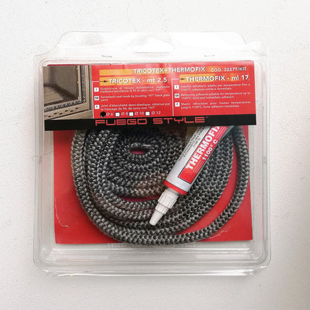 Kit professionale cordino per sportelli di stufe forni e caminetti