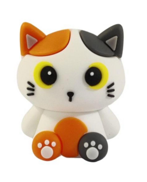 Itotal - Gomma da cancellare 3D Gatto Arancio