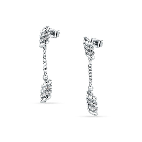 Orecchini Morellato Torchon – Argento Pendenti con Cristalli (SAWZ09)