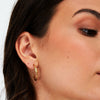 Orecchini Morellato Torchon – Cerchio Dorato in Acciaio (SAWZ10)