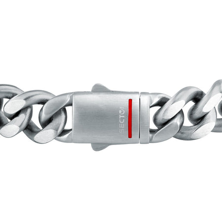 Bracciale Uomo Sector Bold in Acciaio Maglia Grossa (SAXS04)