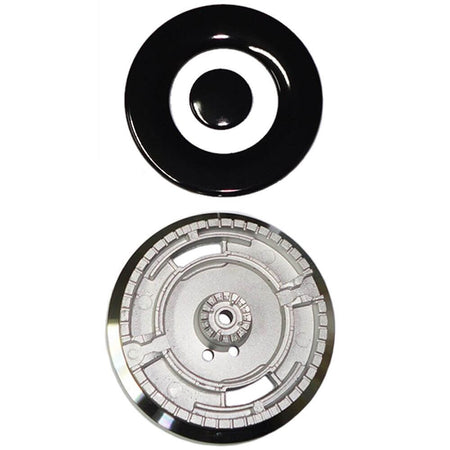 Kit Bruciatore 2 Fori con corona + centrale smaltati lucidi Piano Cottura Bompani BS6201