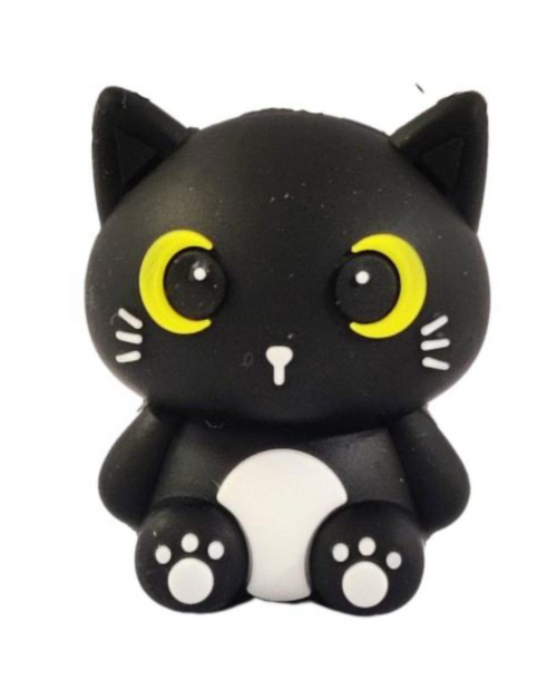 Itotal - Gomma da cancellare 3D Gatto Nero