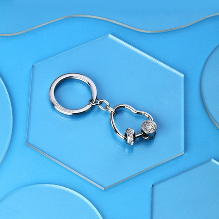 Portachiavi Morellato Cuore Argento con Ciondoli – Story (SD7319)