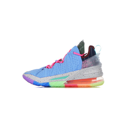 NIKE NBA Scarpa Basket Uomo Lebron Xviii "best 10-18" University Blue/metallic Gold da uomo