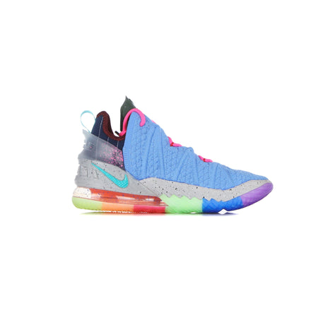 NIKE NBA Scarpa Basket Uomo Lebron Xviii "best 10-18" University Blue/metallic Gold da uomo