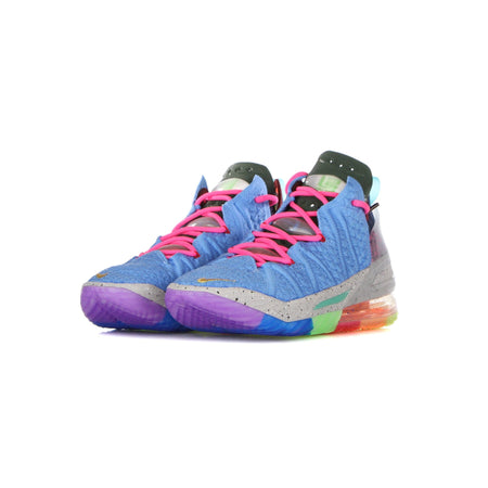 NIKE NBA Scarpa Basket Uomo Lebron Xviii "best 10-18" University Blue/metallic Gold da uomo