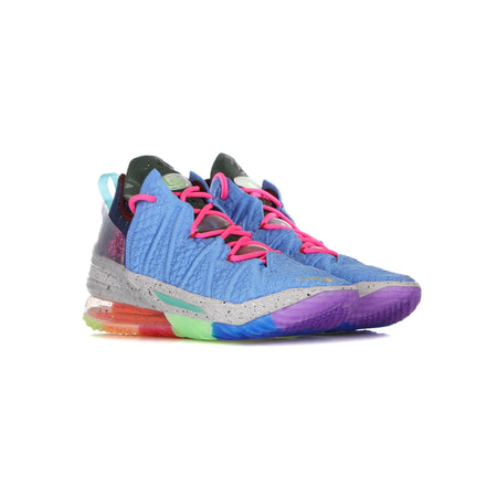 NIKE NBA Scarpa Basket Uomo Lebron Xviii "best 10-18" University Blue/metallic Gold da uomo