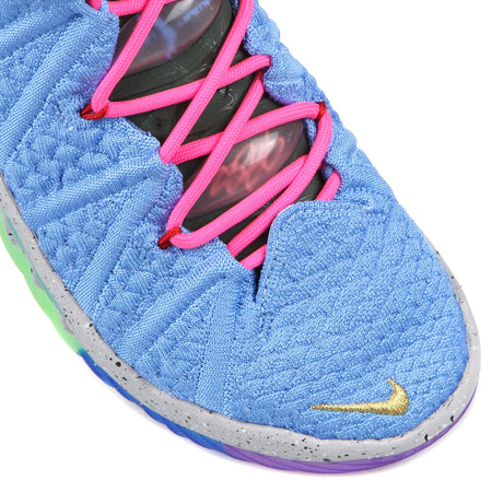 NIKE NBA Scarpa Basket Uomo Lebron Xviii "best 10-18" University Blue/metallic Gold da uomo