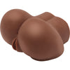Masturbatore Realistico Vibrante Vagina Ano Hot Honey Rider Brown
