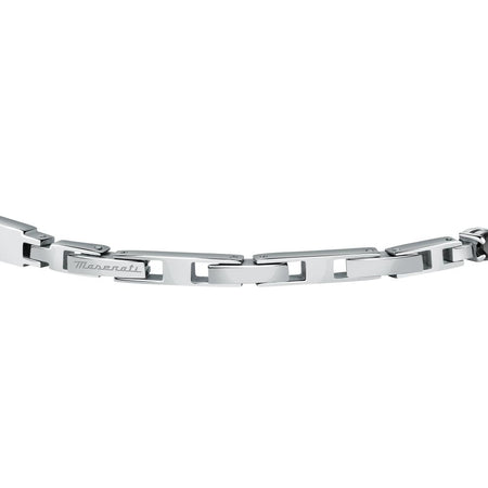 Bracciale Uomo Maserati Tennis Acciaio Zirconi Neri (JM222AVC04)
