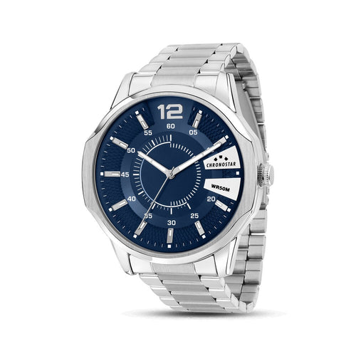 Chronostar Brave – Orologio Uomo Acciaio Silver con Datario (R3753115003)