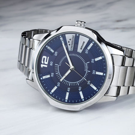 Chronostar Brave – Orologio Uomo Acciaio Silver con Datario (R3753115003)