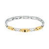 Bracciale MASERATI uomo Iconic acciaio / oro