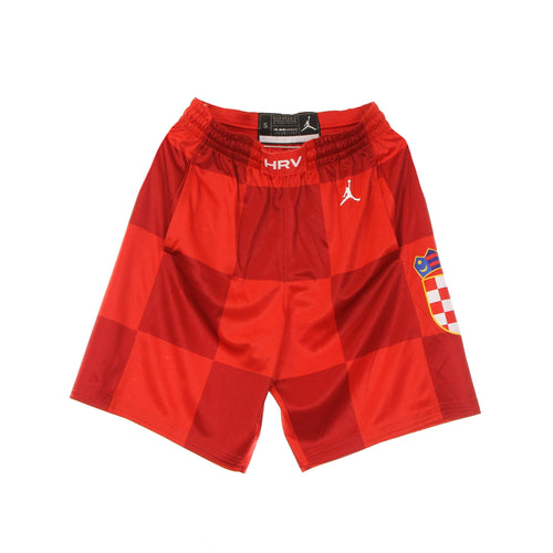 JORDAN NBA Pantaloncino Basket Uomo Olympics Nike Short Limited Croatia Road University Red/white da uomo