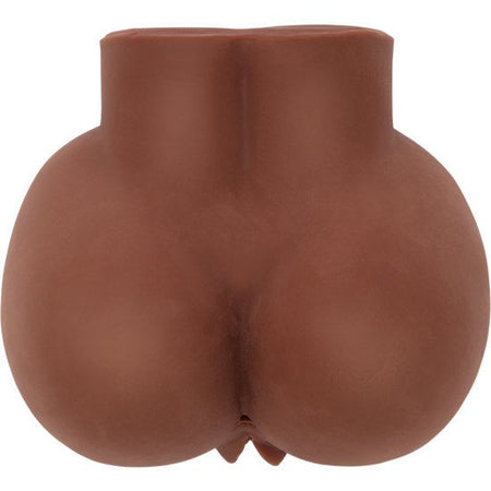 Masturbatore Realistico Vibrante Vagina Ano Hot Honey Rider Brown