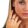 Morellato Tesori – Anello Donna Argento con Zirconi Verdi (SAIW171)