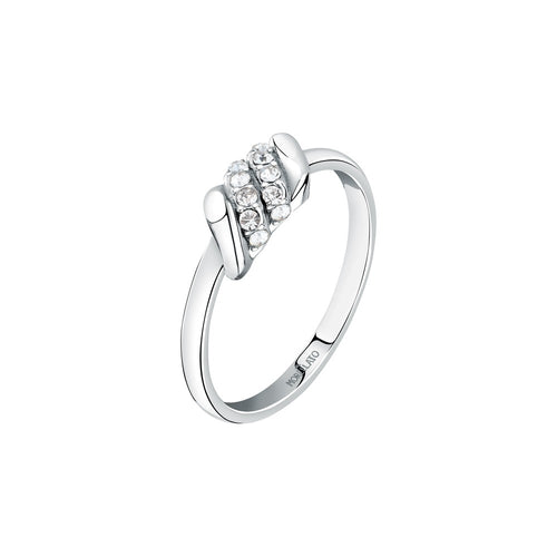 Morellato Torchon – Anello Donna Acciaio con Cristalli (SAWZ14)