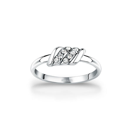 Morellato Torchon – Anello Donna Acciaio con Cristalli (SAWZ14)