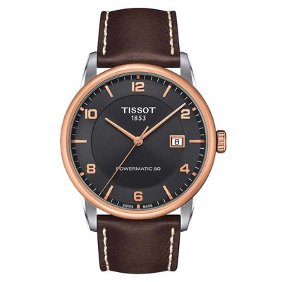 Tissot Luxury – Orologio Uomo Automatico Nero e Oro Rosa (T0864072606700)