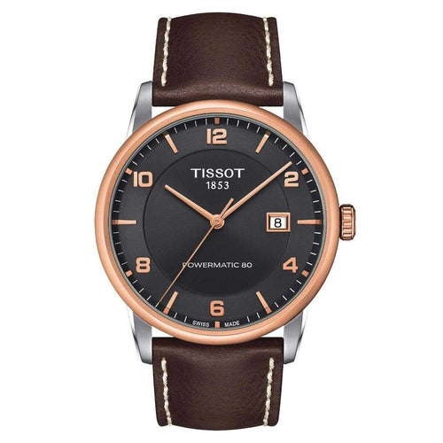 Tissot Luxury – Orologio Uomo Automatico Nero e Oro Rosa (T0864072606700)