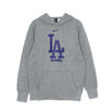NIKE MLB Felpa Cappuccio Uomo Mlb Logo Therma Performance Pullover Hoodie Losdod Dark Grey Heather da uomo