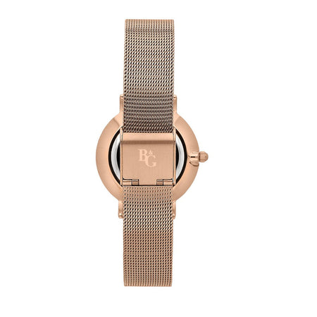 B&G Preppy – Orologio Donna Oro Rosa con Cinturino Mesh (R3853252538)