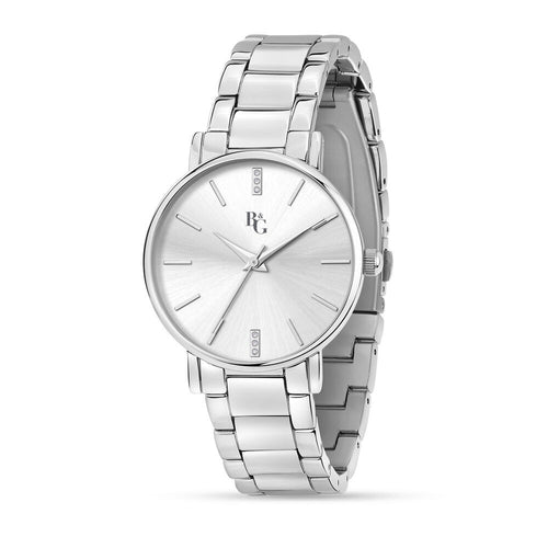 B&G Bangle – Orologio Donna Acciaio con Cristalli (R3853252555)