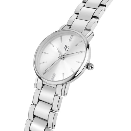 B&G Bangle – Orologio Donna Acciaio con Cristalli (R3853252555)