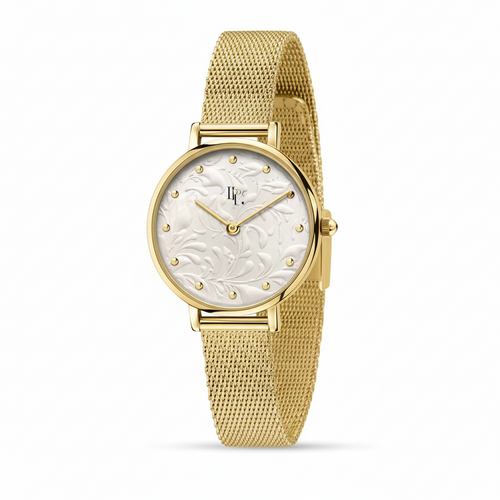 B&G Preppy – Orologio Donna Gold con Cinturino in Maglia (R3853252557)