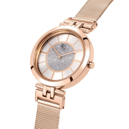 B&G Soiree – Orologio Donna Oro Rosa con Cinturino Maglia (R3853294501)