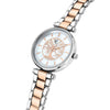 B&G Belle – Orologio Donna Silver Oro Rosa con Fiori (R3853302506)