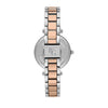 B&G Belle – Orologio Donna Silver Oro Rosa con Fiori (R3853302506)