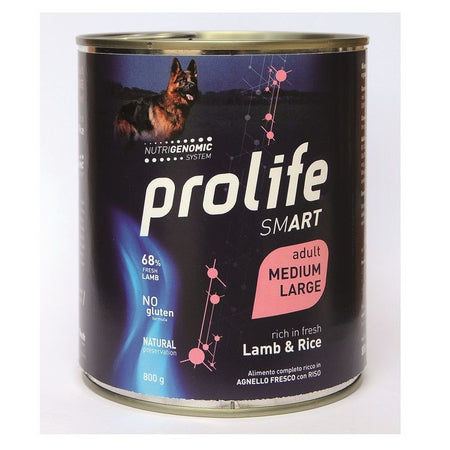 Prolife Smart mangime umido Cani Adulti Medium&Large agnello e riso