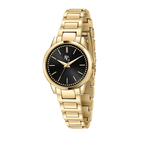 B&G Crystal – Orologio Donna Oro Nero Elegante (R3853303502)
