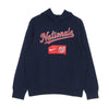 NIKE MLB Felpa Cappuccio Uomo Mlb Team Lettering Club Pullover Hoodie Wasnat Midnight Navy da uomo